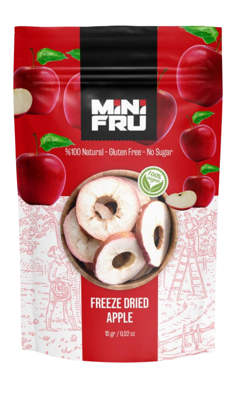 MiniFRU freeze dried apple paket